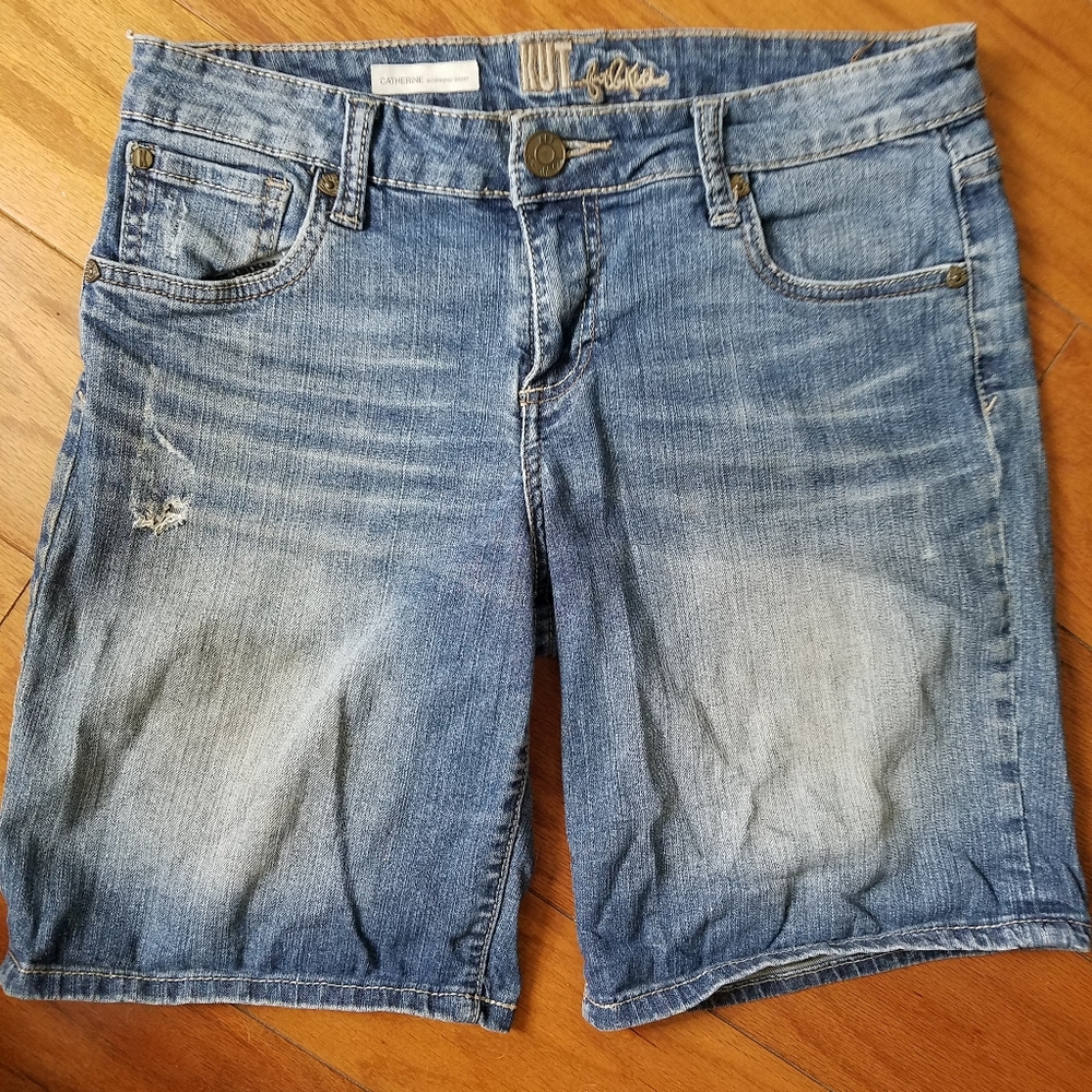 Long Jean shorts